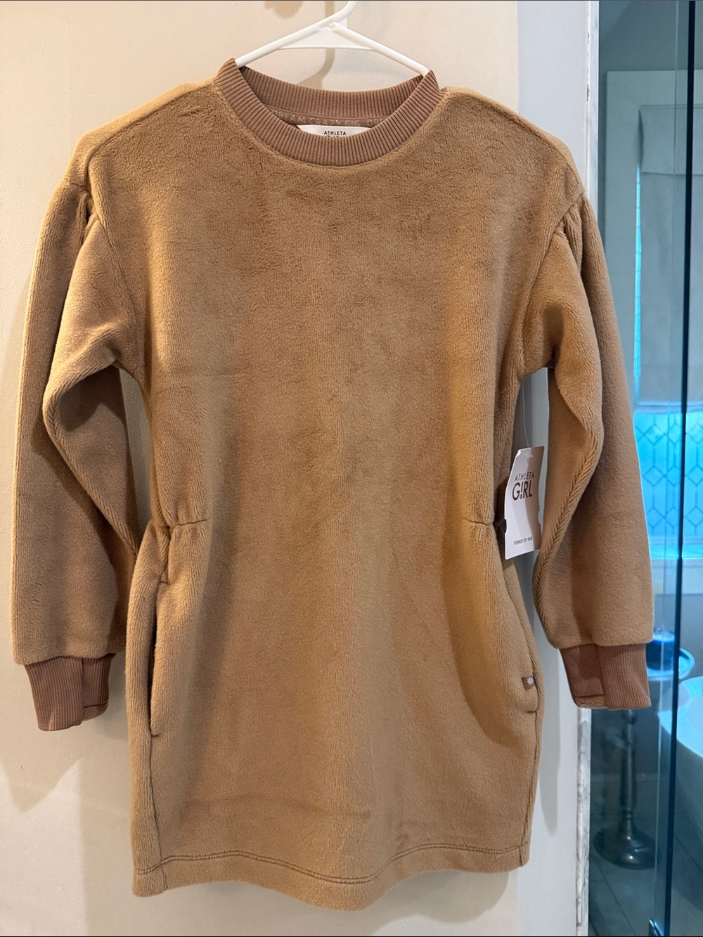 Athleta Girls fleece sweater dress